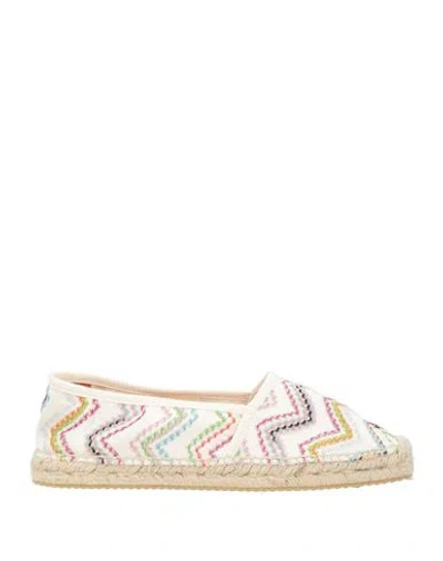 Missoni Woman Espadrilles Beige Size 10 Textile Fibers In Sand