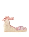 Missoni Eva 60 Zigzag Wedge Espadrilles In Magenta