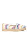 Missoni Espadrilles With Zig Zag Pattern In White