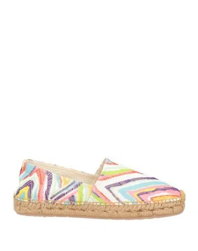 Missoni Woman Espadrilles White Size 7 Textile Fibers