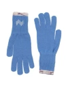 Missoni Woman Gloves Azure Size Onesize Wool In Blue