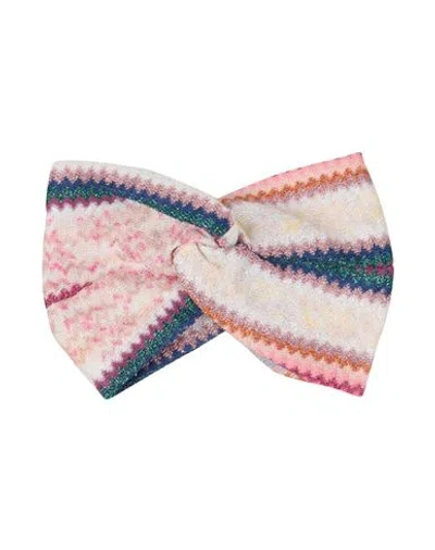 Missoni Woman Hair Accessory Off White Size - Viscose, Polyester In Gold