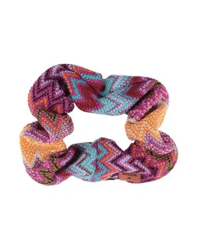 Missoni Woman Hair Accessory Purple Size - Wool, Acrylic