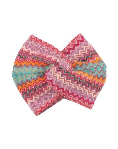 Missoni Woman Hair Accessory Red Size - Wool, Acrylic In Multi