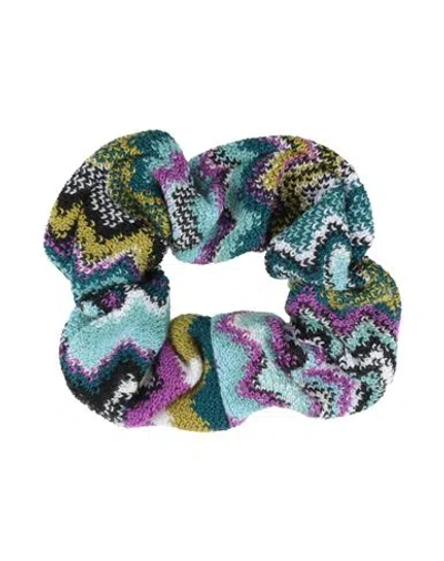 Missoni Woman Hair Accessory Sky Blue Size - Wool