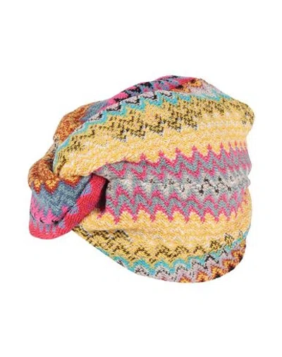 Missoni Woman Hair Accessory Yellow Size - Wool, Viscose