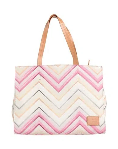 Missoni Woman Handbag Magenta Size - Textile Fibers In Purple