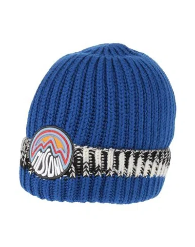 Missoni Woman Hat Blue Size Onesize Wool