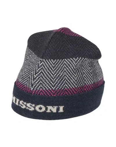 Missoni Woman Hat Blue Size Onesize Wool