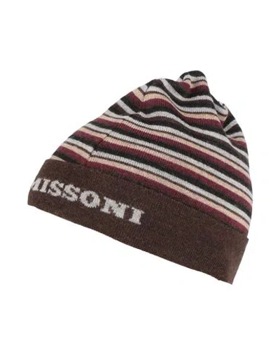 Missoni Woman Hat Brown Size Onesize Wool