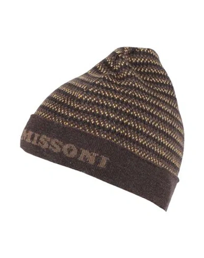 Missoni Woman Hat Chocolate Brown Size Onesize Wool