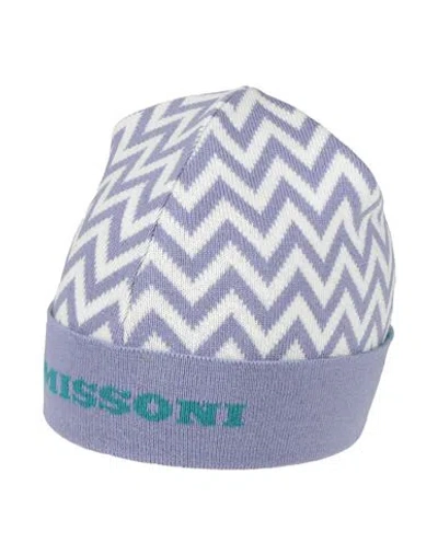 Missoni Woman Hat Dark Purple Size Onesize Wool