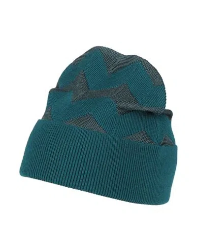 Missoni Woman Hat Deep Teal Size Onesize Wool, Rayon In Green