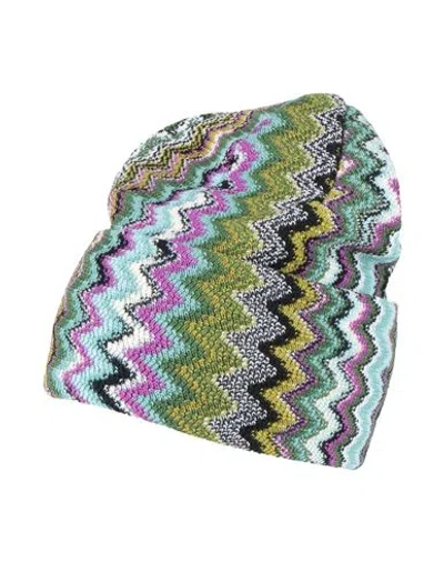 Missoni Woman Hat Green Size Onesize Wool