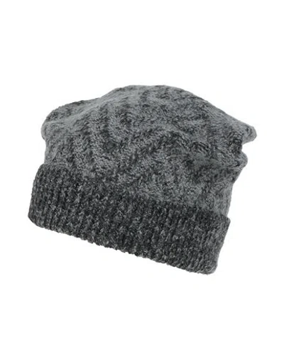 Missoni Woman Hat Grey Size Onesize Polyester, Wool, Acrylic, Polyamide, Viscose