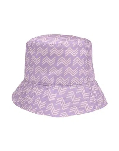 Missoni Woman Hat Lilac Size Onesize Polyamide In Purple