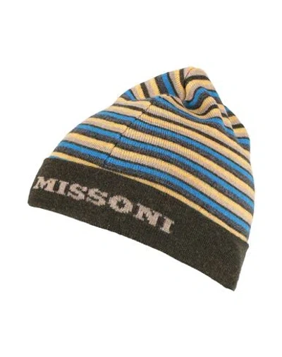 Missoni Woman Hat Military Green Size Onesize Wool