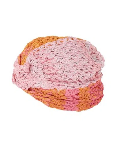 Missoni Woman Hat Orange Size Onesize Viscose, Cupro, Polyester