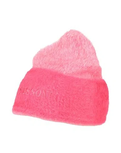 Missoni Woman Hat Pink Size Onesize Polyamide