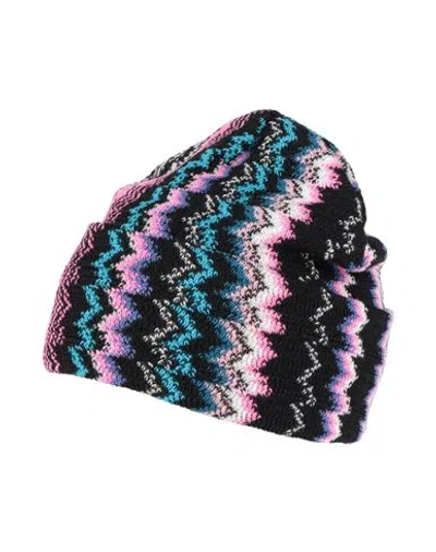Missoni Woman Hat Pink Size Onesize Wool, Acrylic