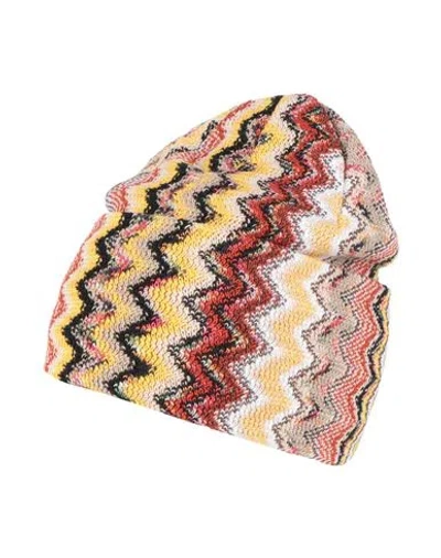 Missoni Woman Hat Rust Size Onesize Wool In Red