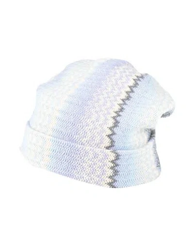 Missoni Woman Hat Sky Blue Size Onesize Wool, Acrylic In Multi