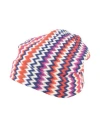 Missoni Woman Hat Tomato Red Size Onesize Wool, Acrylic In Multi