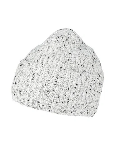 Missoni Woman Hat White Size Onesize Wool, Cotton, Polyamide In Multi