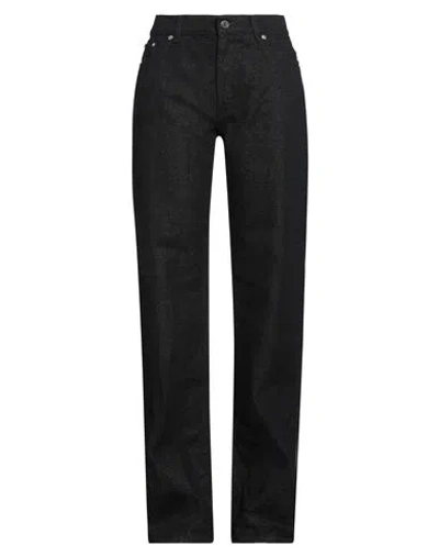 Missoni Woman Jeans Black Size 6 Cotton, Viscose, Metallic Fiber