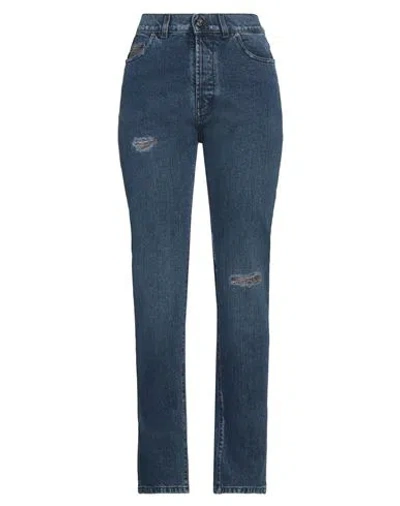 Missoni Woman Jeans Blue Size 10 Cotton