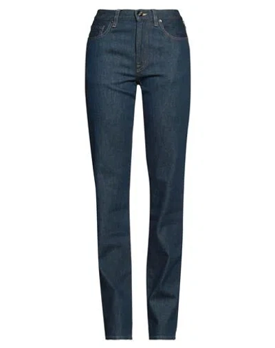 Missoni Woman Jeans Blue Size 10 Cotton, Viscose, Wool, Linen, Polyamide