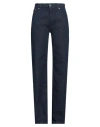 Missoni Woman Jeans Navy Size 4 Cotton, Viscose, Metallic Fiber In Navy