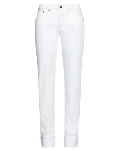Missoni Woman Jeans White Size 8 Cotton, Elastane