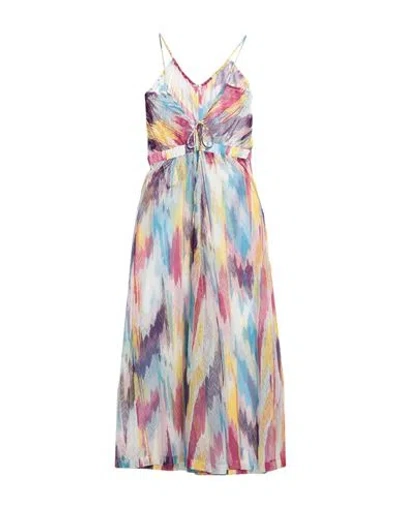 Missoni Woman Jumpsuit Fuchsia Size 10 Polyester In Pink