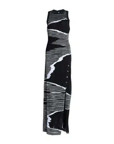 Missoni Woman Maxi Dress Black Size 6 Viscose, Polyester