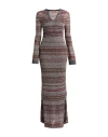 Missoni Woman Maxi Dress Black Size L Viscose, Polyamide, Polyester, Metallic Fiber In Black