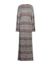 Missoni Woman Maxi Dress Black Size L Cupro, Polyester, Viscose