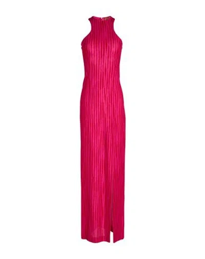 Missoni Woman Maxi Dress Fuchsia Size 8 Viscose In Pink