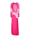 Missoni Intarsia Maxi Dress In Pink