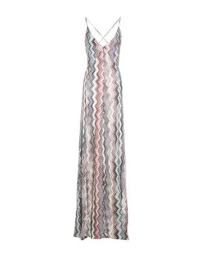 Missoni Woman Maxi Dress Light Pink Size 8 Viscose