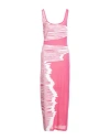 Missoni Woman Maxi Dress Magenta Size 8 Viscose, Polyester, Polyamide In Magenta
