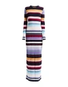 Missoni Woman Maxi Dress Midnight Blue Size L Virgin Wool, Viscose In Multi