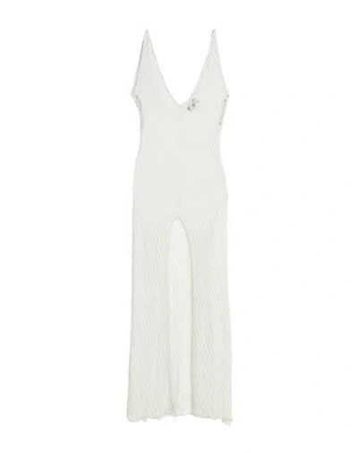 Missoni Woman Maxi Dress Off White Size 6 Viscose