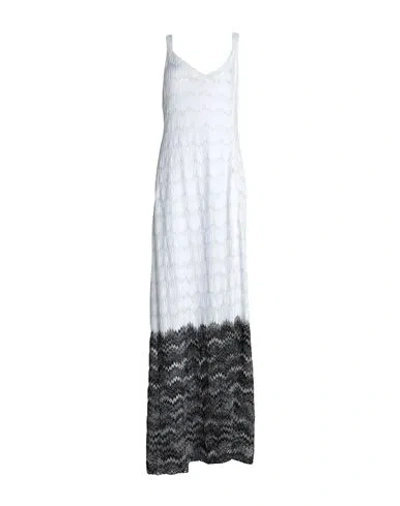 Missoni Woman Maxi Dress White Size 10 Viscose, Cupro, Polyester