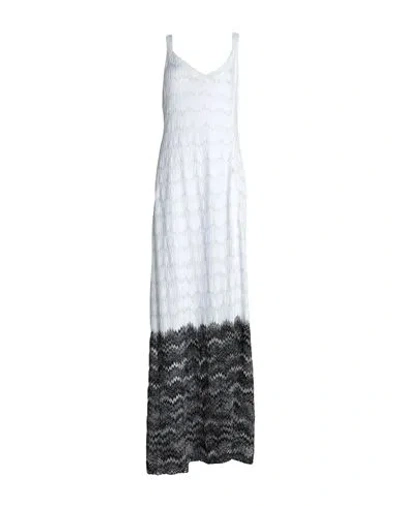 Missoni Woman Maxi Dress White Size 8 Viscose, Cupro, Polyester