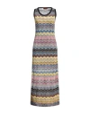 Missoni Woman Maxi Dress Yellow Size 8 Viscose, Polyamide, Cotton, Metallic Fiber, Polyester In Yellow