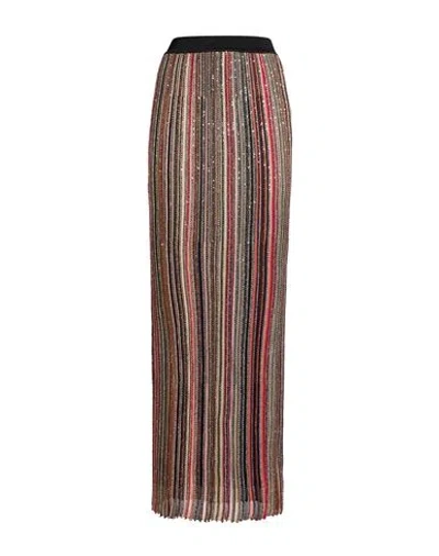 Missoni Woman Maxi Skirt Beige Size 4 Viscose, Polyamide, Polyester, Metal Fiber In Multi