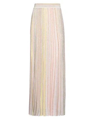 Missoni Woman Maxi Skirt Pink Size 6 Polyester, Cupro, Polyamide, Viscose