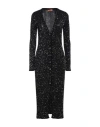 Missoni Metallic-threading Long-line Cardigan In Black