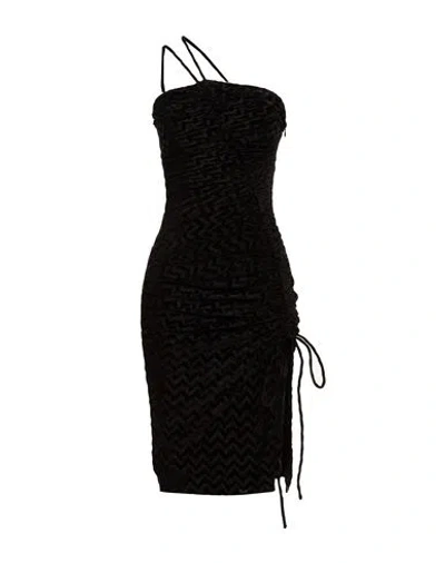 Missoni Woman Midi Dress Black Size 4 Viscose, Polyester